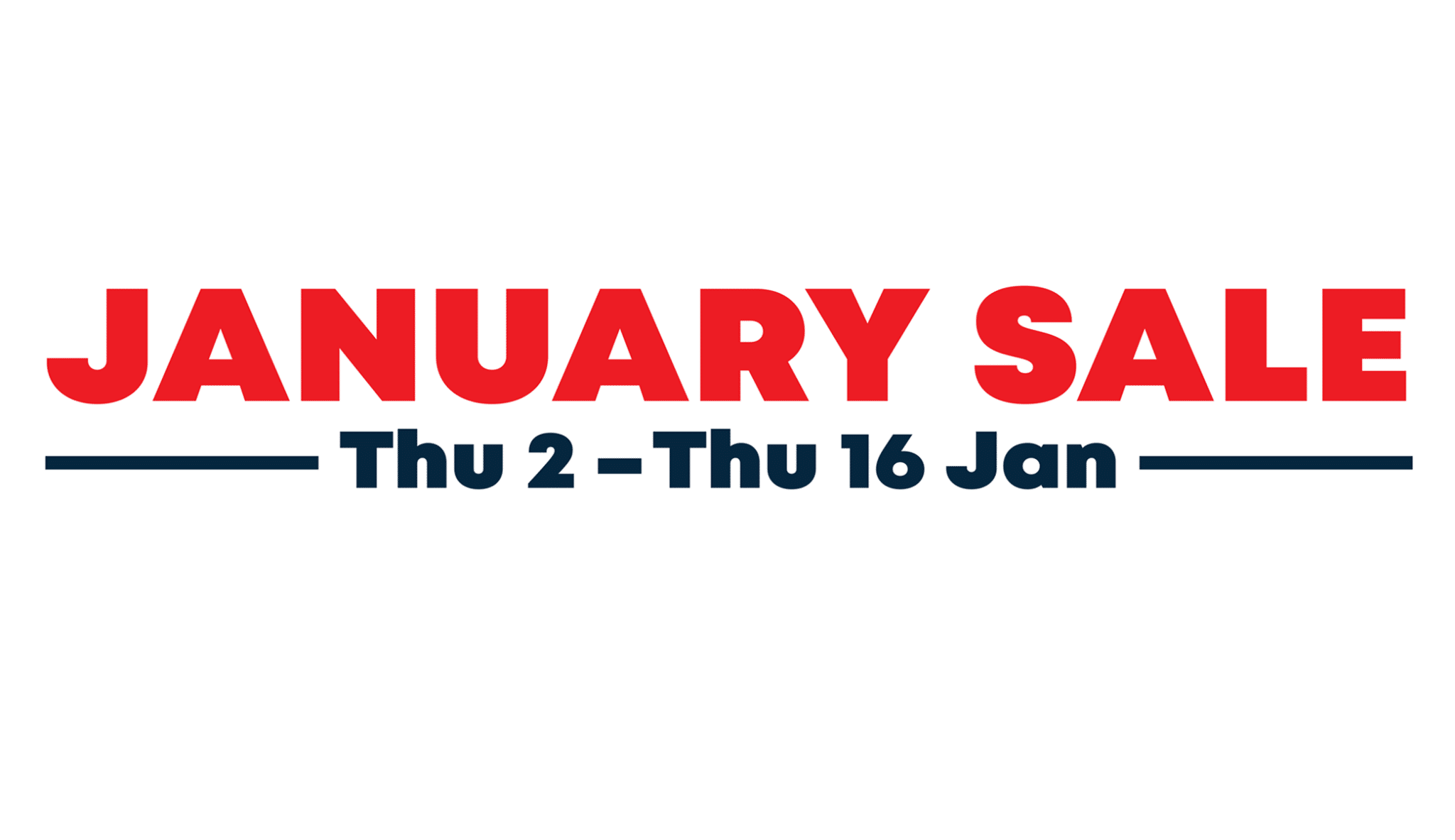 January sale